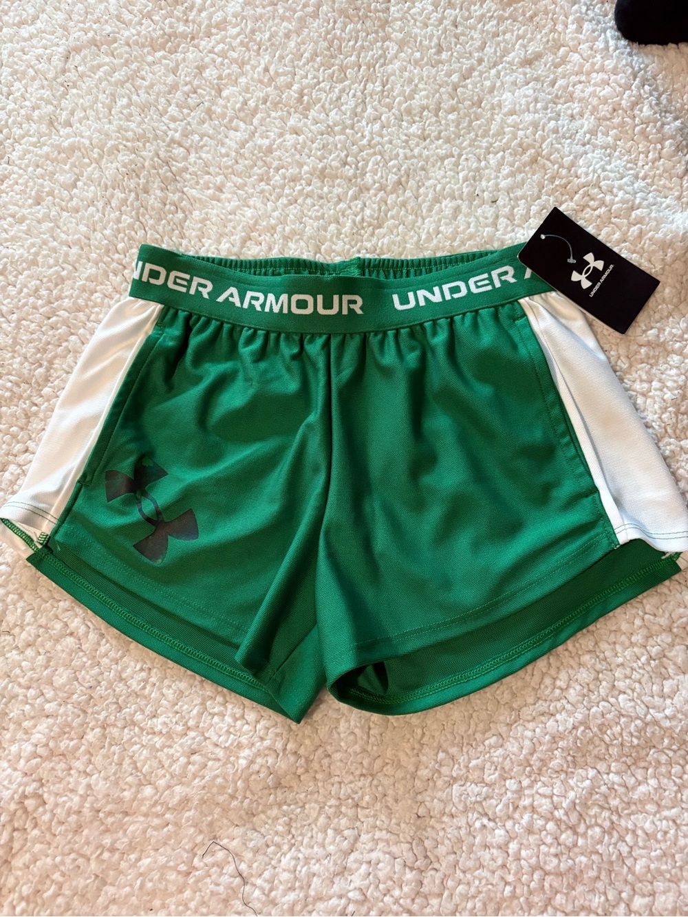Under Armour Girl’s Green Performance Shorts